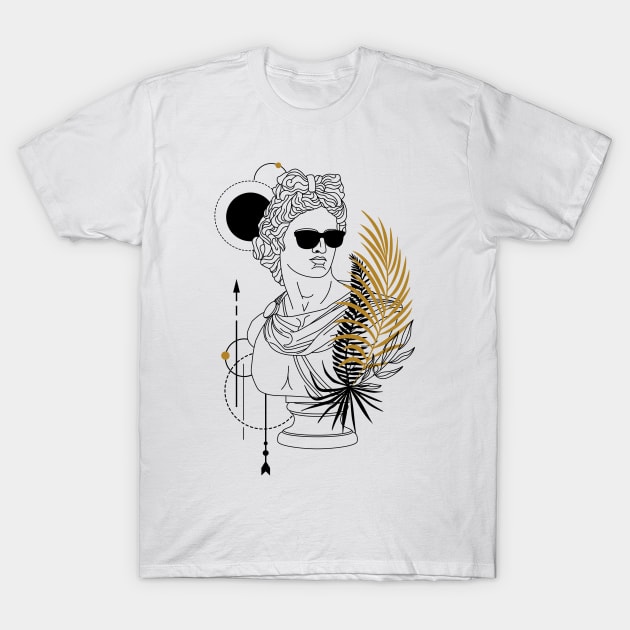 APOLLO God of the Sun, the Light, the Music and Prophecy T-Shirt by Wisdom-art